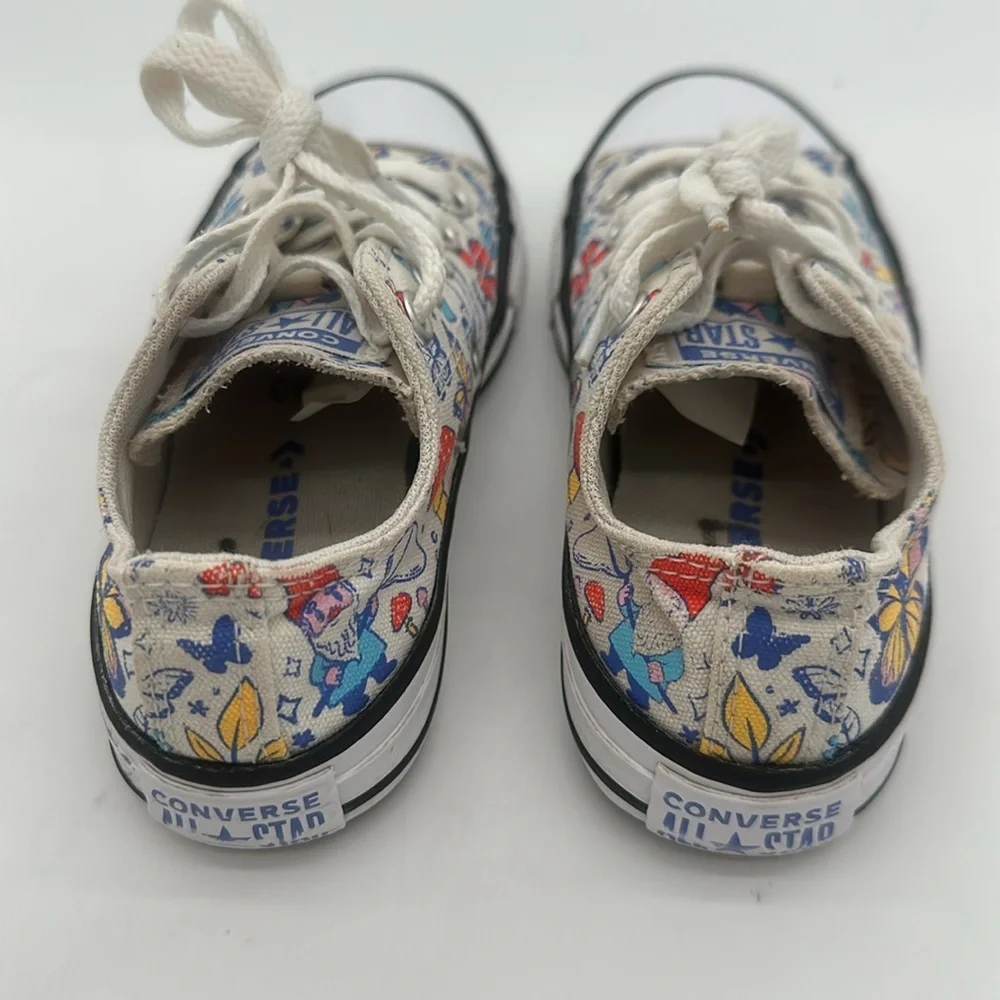 Converse All Star Butterflies Gnome's Sneakers Shoes Junior Girl's Size 12 US